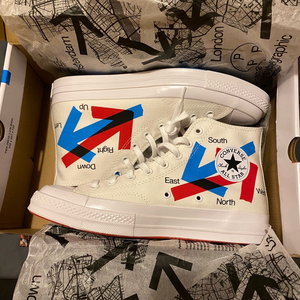 This is a Converse x Patta collaboration. Shoes are Brand new with Box.